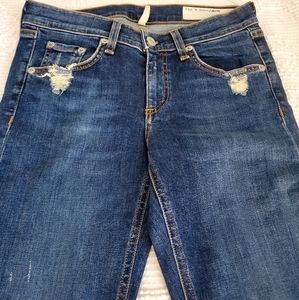 Rag & Bone skinny distressed jeans